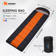 Cuitee Fox Adult Sleeping Bag 1.4 kg – Lightweight Warm Camping Bed image 1