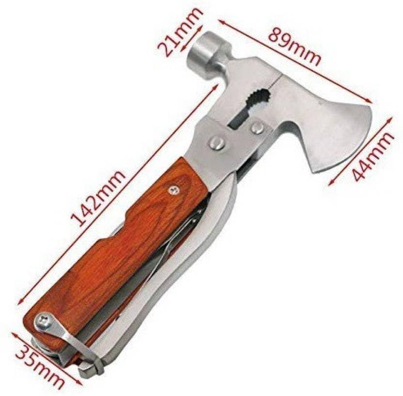 Aluminium- Multi-Tool 16-In-1 Upgraded Axe Hammer For Outdoor Adventures image 2