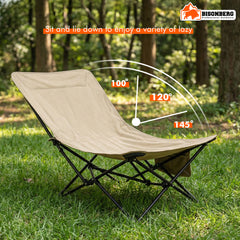Foldable Camping Lounge Chair – Portable Outdoor Relax Chair image 1