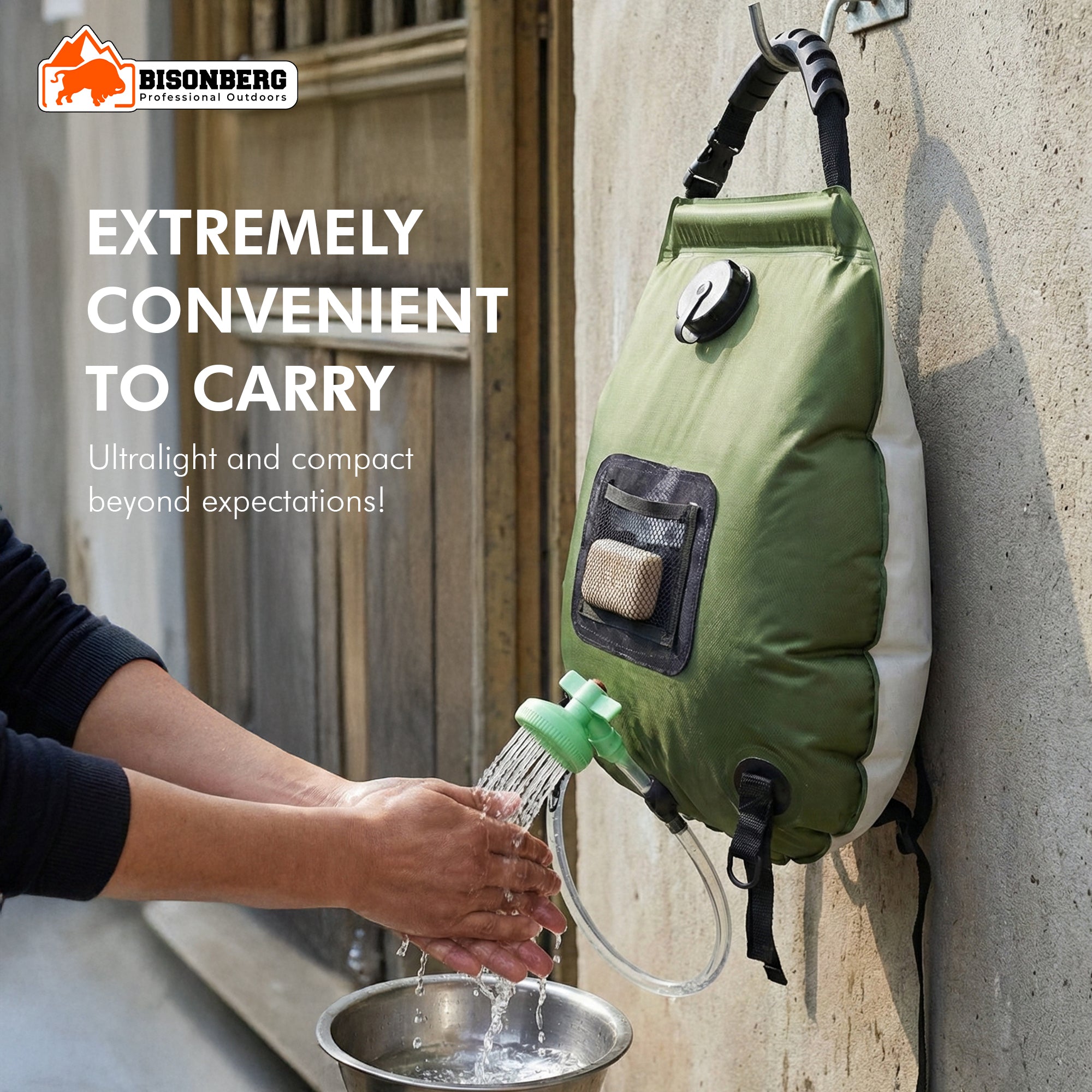 Portable Camping Shower Bag – Outdoor Heated Water Shower image 4