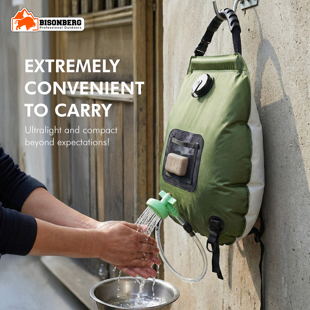 Portable Camping Shower Bag – Outdoor Heated Water Shower image 4