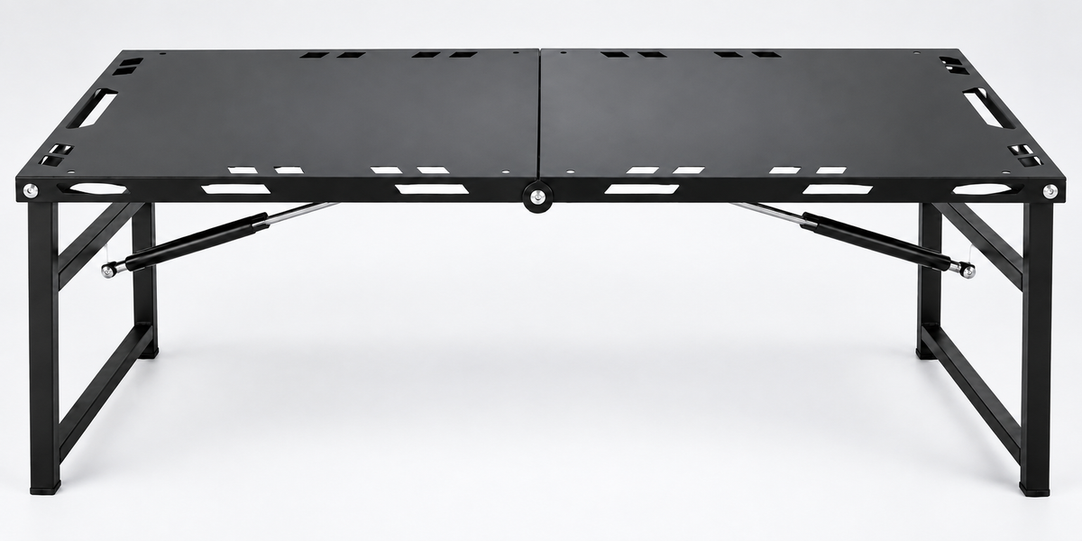 BISONBERG Portable Folding Camping Table|Heavy-Duty Outdoor Folding Table