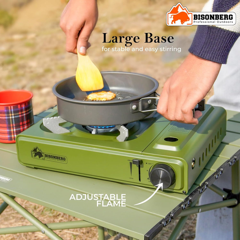 Camping Portable Gas Stove 2900W | Butane Gas Chulha for Outdoor Travel Stove, Trekking With 4 Butane Gas Canister image 7