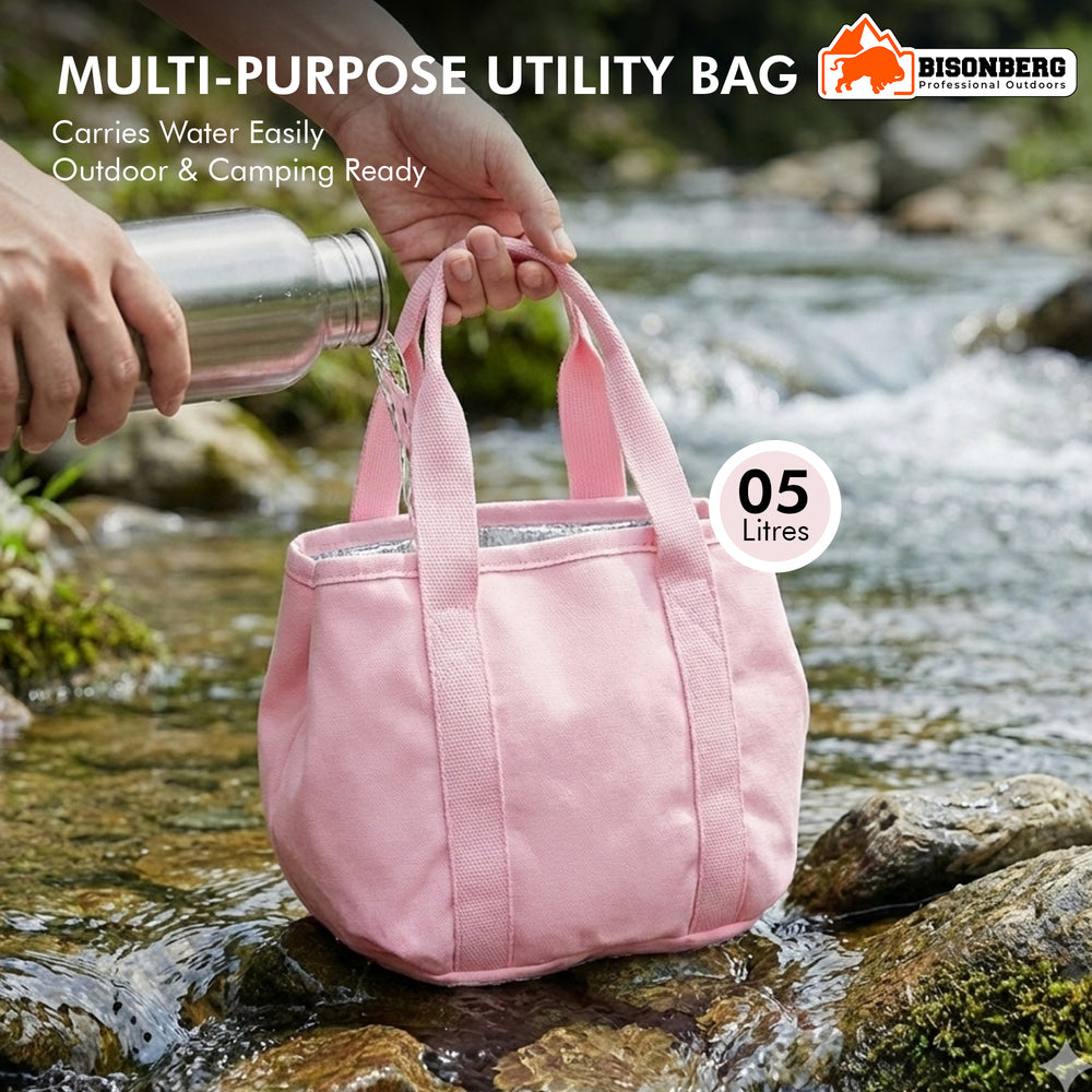 Portable Insulated Water Bucket Bag – Foldable image 1