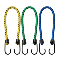 Heavy-Duty Elastic Bungee Cords with Hooks – Multi-Color Tie-Down Straps image 0