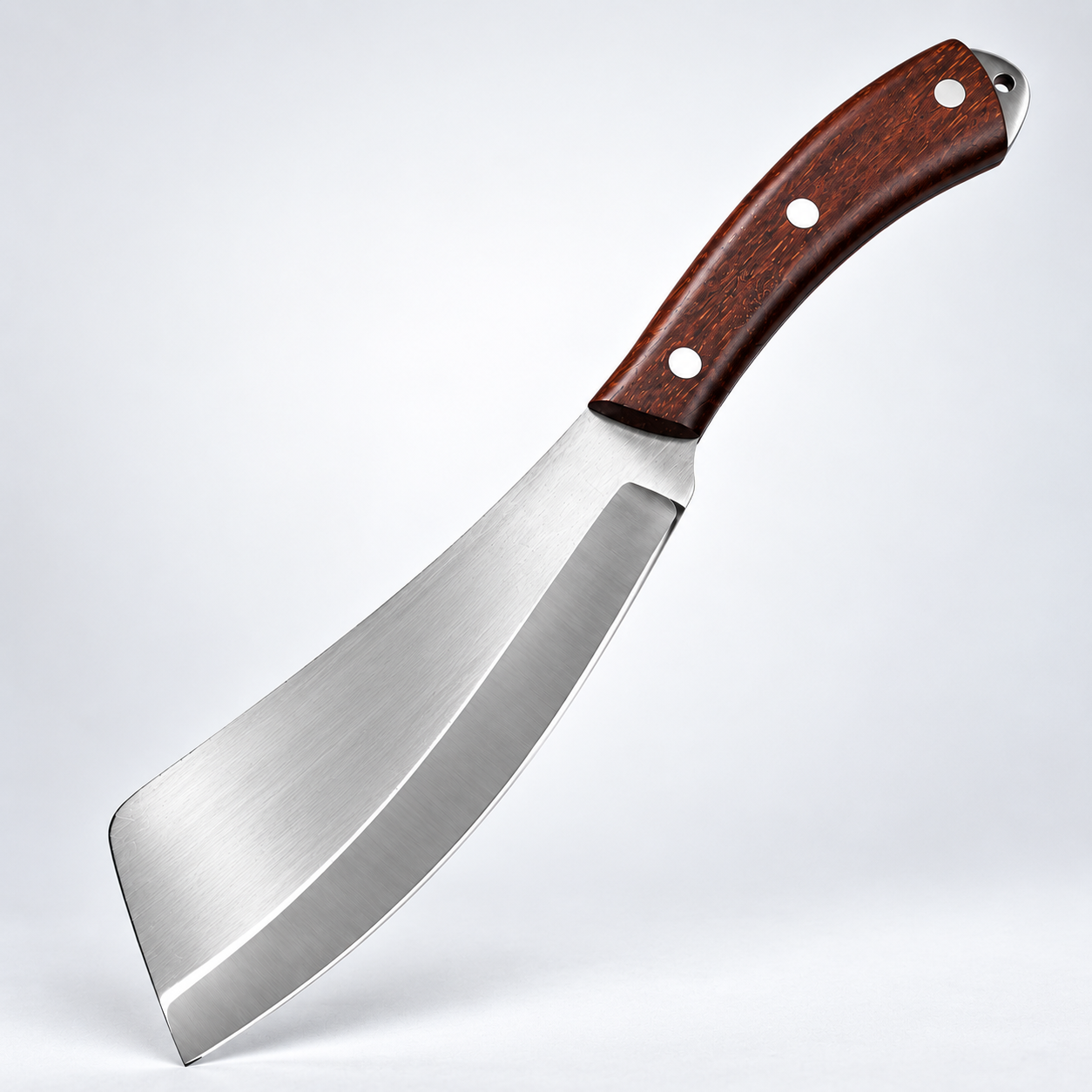 Premium Hand Forged Kitchen Cleaver Knife – High Carbon Steel Sharp Butcher Knife with Wooden Handle