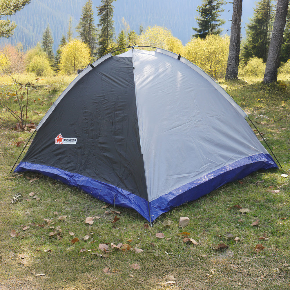Bisonberg Waterproof Dome Tent for 2–3 Persons | Lightweight Outdoor Camping Tent with Carry Bag for Hiking, Trekking & Travel | Quick Setu0p with UV Protection image 0