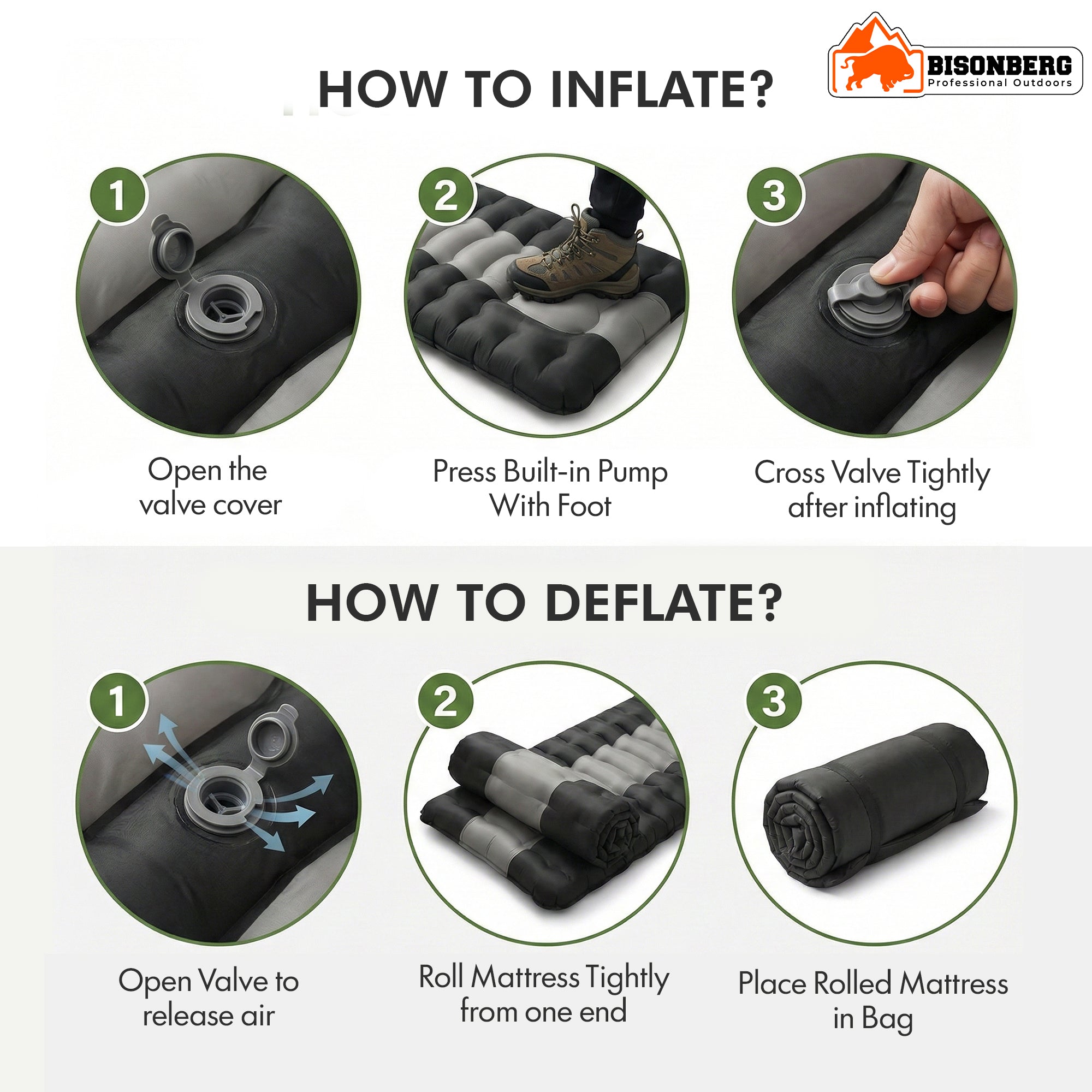 Foldable Air Mattress for Camping – Compact Travel Sleeping Pad” image 4