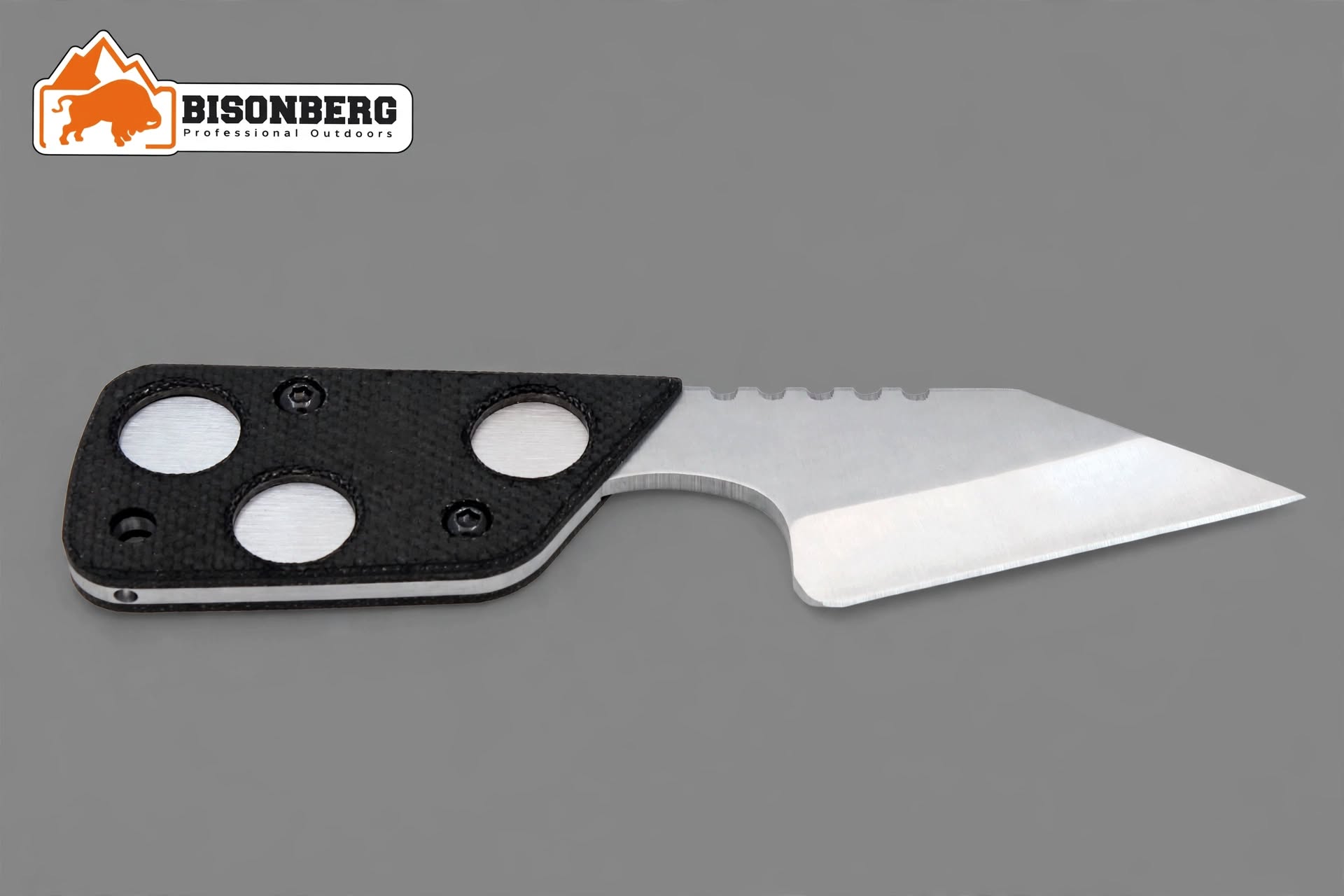 Bisonberg l  Refurbished Fixed Blade  Mini Tanto EDC  Knife  | Outdoor Camping & Survival Knife