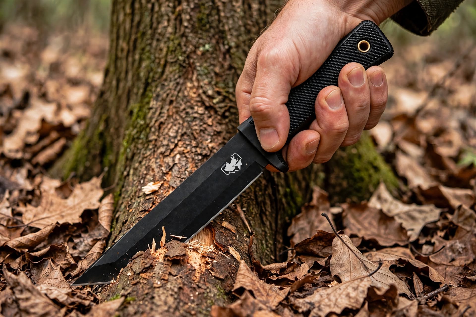 Long Blade Tactical Fixed Knife with Sheath | Heavy Duty Survival & Hunting Knife for Outdoor Use – Bisonberg
