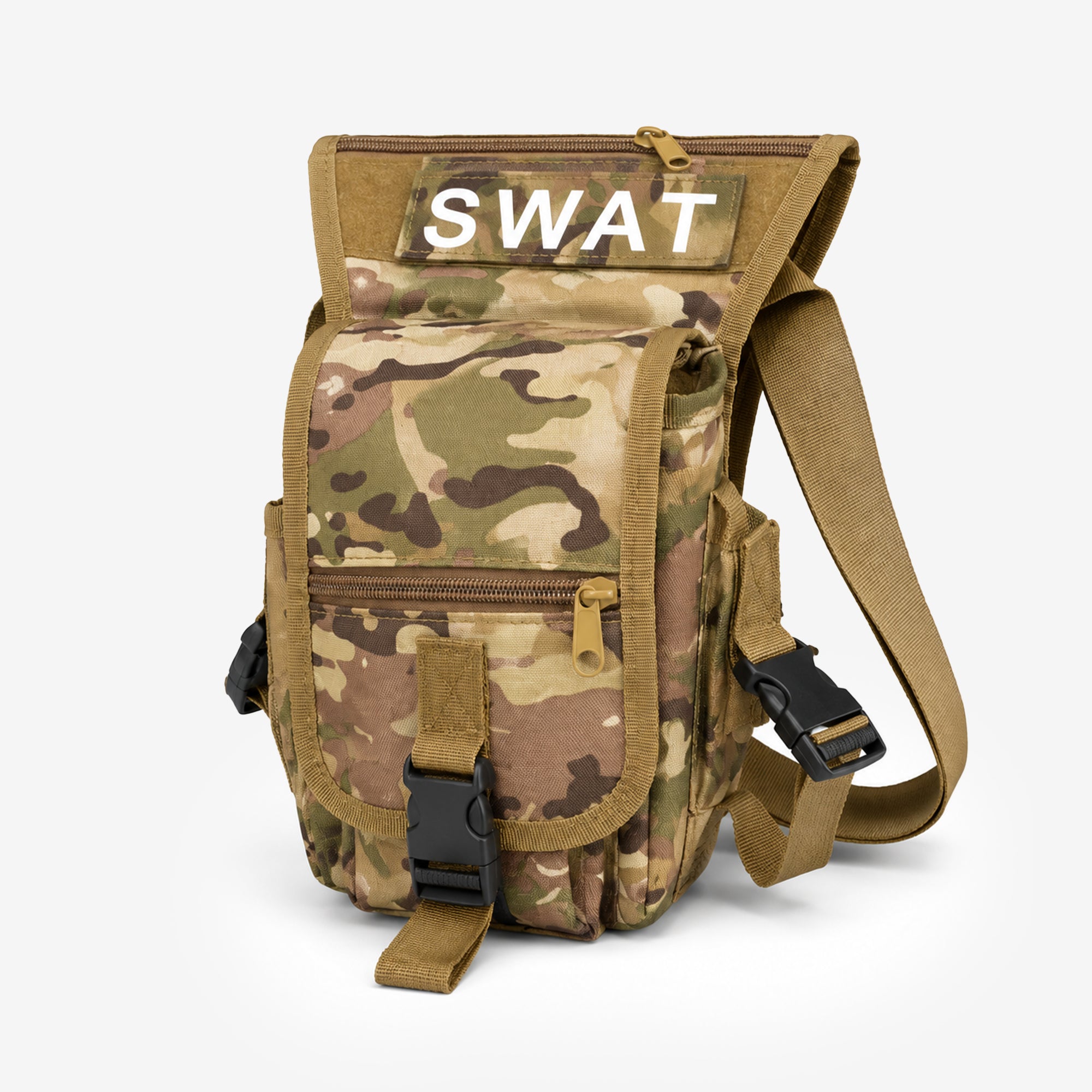 Bisonberg Tactical Sling Bag | Military Crossbody Shoulder Bag | Waterproof Outdoor Utility EDC Chest Pack for Hiking, Trekking & Travel