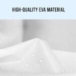 Rain Coat For Men & Women Universal Raincoat Knee Length waterproof hooded translucent eva Multicolour XL - Image 5