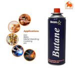 Ultra-Light Folding Camping Butane Gas Stove Burner with 4 Butane Cartridge - Image 2