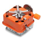 Ultra-Light Folding Camping Butane Gas Stove Burner with 4 Butane Cartridge - Image 5