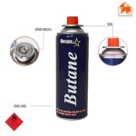 Ultra-Light Folding Camping Butane Gas Stove Burner with 4 Butane Cartridge - Image 3