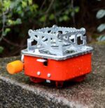 Ultra-Light Folding Camping Butane Gas Stove Burner with 4 Butane Cartridge - Image 6