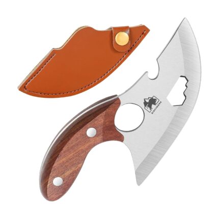 Kitchen Utility Knife, Wooden Handle, Professional Fruit and Vegetable Cutter, Portable