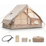 Inflatable Camping Tent – Waterproof Large Outdoor Family Shelter