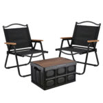 Camping Chair & Foldable Table Set – Portable Outdoor Seating Combo