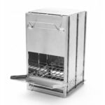 Stainless Steel Portable Camping Stove – Foldable Wood Burning Outdoor Cooker