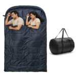 Double Sleeping Bag for Couples – Warm & Spacious Camping Bed