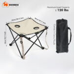 Foldable Camping Stool with Cup Holders – Portable Outdoor Seat - Image 3
