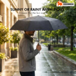 UV Protection Travel Umbrella – Compact Windproof Folding Umbrella - Image 2