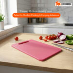 Bisonberg Compact Camping Cutting Board (25×16 cm) – Portable Outdoor Chopping Board with Handle - Image 6
