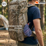 Traditional Canvas Water Bottle – Portable Outdoor Camping Canteen - Image 3