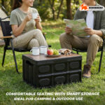 Camping Chair & Foldable Table Set – Portable Outdoor Seating Combo - Image 3