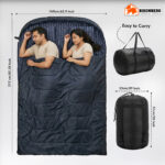 Double Sleeping Bag for Couples – Warm & Spacious Camping Bed - Image 4