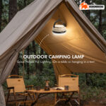 Bisonberg LED Camping Lantern – Portable Hanging Tent Light with 3 Modes (Battery Powered) - Image 5