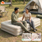 Inflatable Air Mattress with Built-In Pump – Comfortable Camping Bed - Image 4