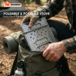 Portable Stainless Steel Charcoal BBQ Grill – Foldable Outdoor Camping Barbecue - Image 6