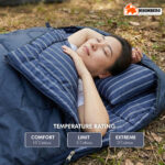 Double Sleeping Bag for Couples – Warm & Spacious Camping Bed - Image 6