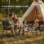 Foldable Camping Chair – Portable Outdoor Chair with Wooden Armrests - Image 6