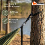Outdoor Camping Hammock with Straps & Carabiners – Portable Lightweight Hammock - Image 6