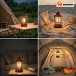 Rechargeable Vintage Camping Lantern – COB LED Outdoor Light - Image 6