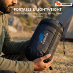 Cutter Fox Adult Sleeping Bag – Lightweight Warm Camping Sleep Sack - Image 6