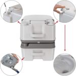 Portable Camping Toilet with Lid – Compact Travel & Outdoor Commode - Image 4