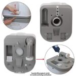 Portable Camping Toilet with Lid – Compact Travel & Outdoor Commode - Image 5