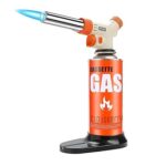Cloudberry Blow Torch - Best Creme Brulee Torch - Refillable Professional Kitchen Torch with Safety Lock and Adjustable Flame Baking Pastries Desserts