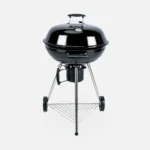 Portable Charcoal BBQ Grill with Lid & Wheels – Outdoor Kettle Barbecue - Image 3