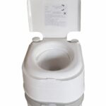 Portable Camping Toilet with Lid – Compact Travel & Outdoor Commode