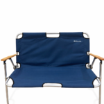 Portable Folding Camping Loveseat Chair with Armrests – Outdoor Beach & Picnic Seating