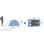 BISONBERG - GO Outdoor 2 Person Tent Rio 2 Tent - Waterproof & Windproof Tent - Image 2