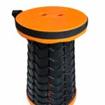 Bisonberg Portable Collapsible Camping Stool – Foldable Lightweight Outdoor Travel Seat (Heavy Duty & Compact Design)