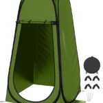 Portable Shower Tent Spacious Changing Dressing Room Outdoor Rain Shelter for Toilet Camping Hiking Beach