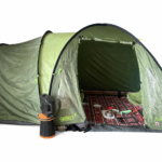 Premium 4–6 Person Waterproof Tunnel Camping Tent with Spacious Living Area