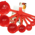8-Piece Measuring Cups & Spoons Set – Kitchen Baking & Cooking Measuring Tools (1.2 ml to 240 ml)